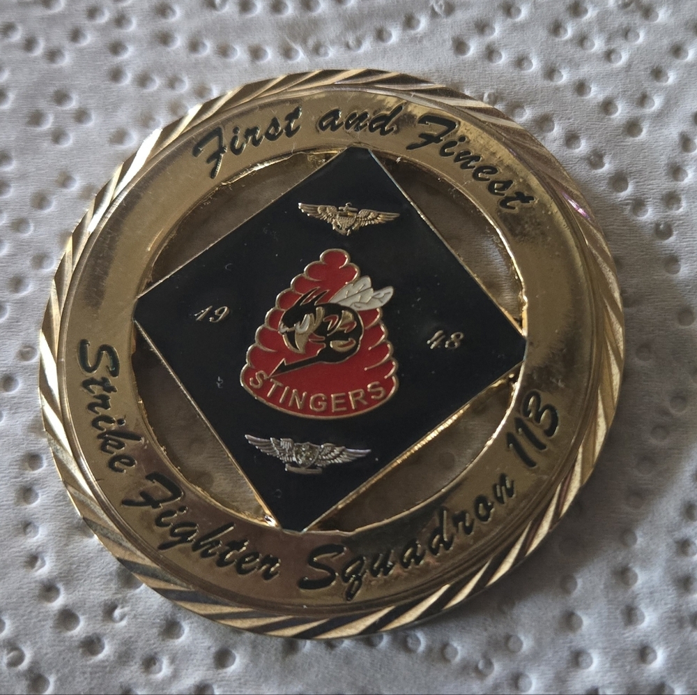US‎ Navy Challenge Coin Stingers 113